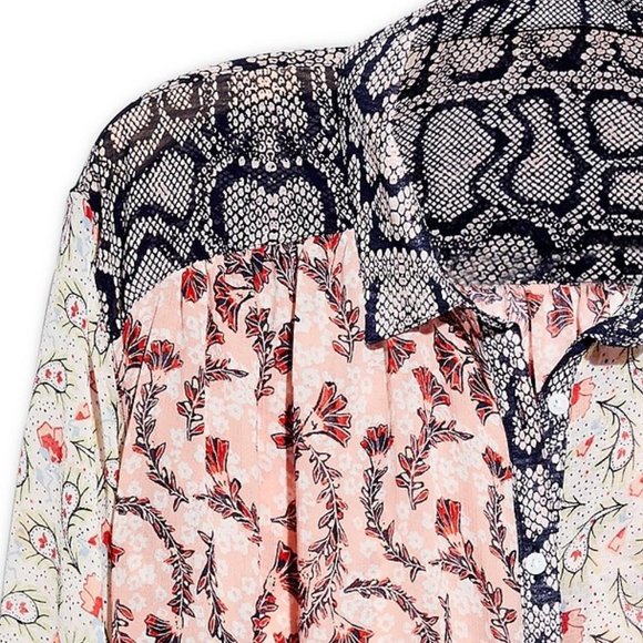 FREE PEOPLE DANI BUTTON DOWN TOP - Picture 8 of 10